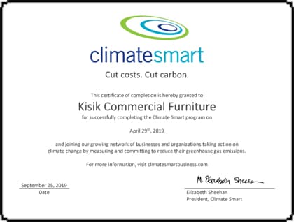 Climatesmart Certificate