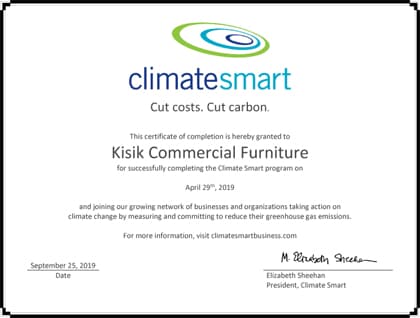 Climatesmart Certificate
